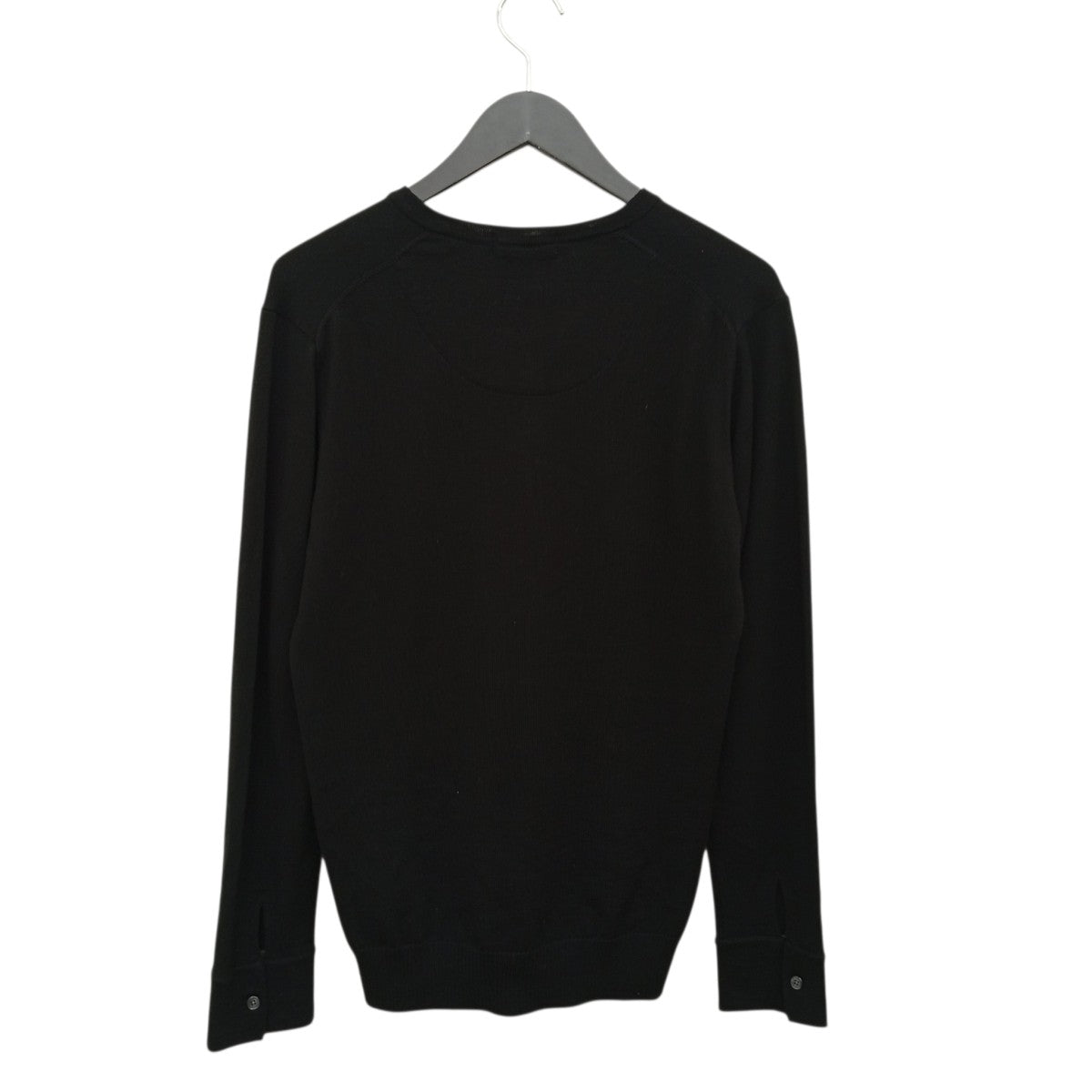 BURBERRY BLACK LABEL ワンポイント ヘンリーネックセーター 古着・中古-2枚目のアイテム画像