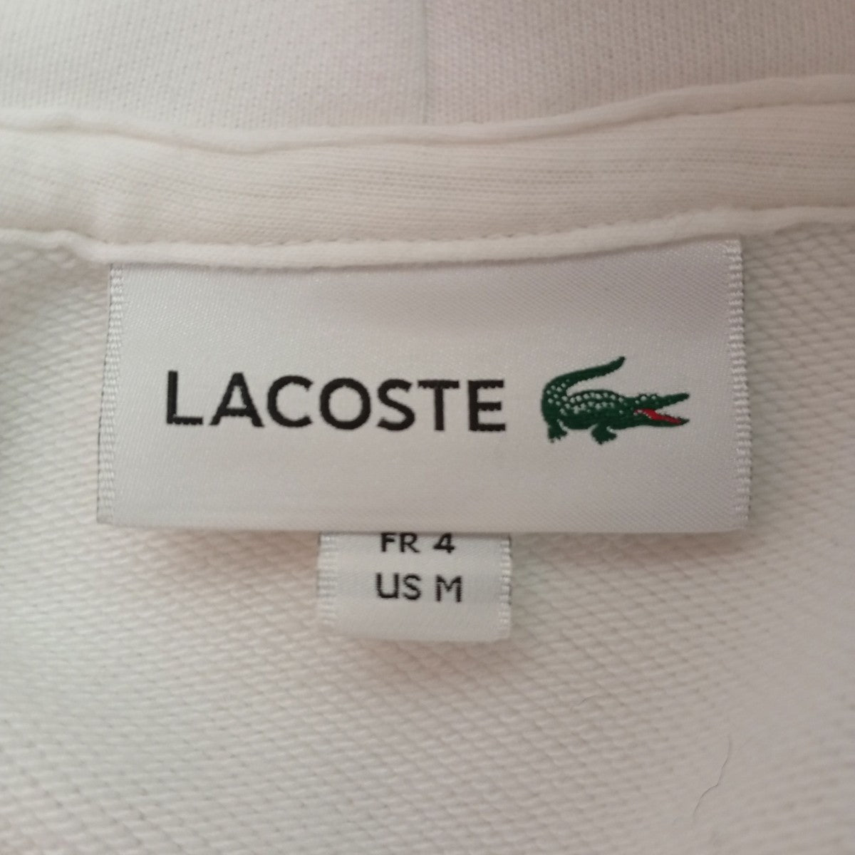 LACOSTE(ラコステ) ヴィンテージロゴパーカーSH059EL SH059EL ホワイト