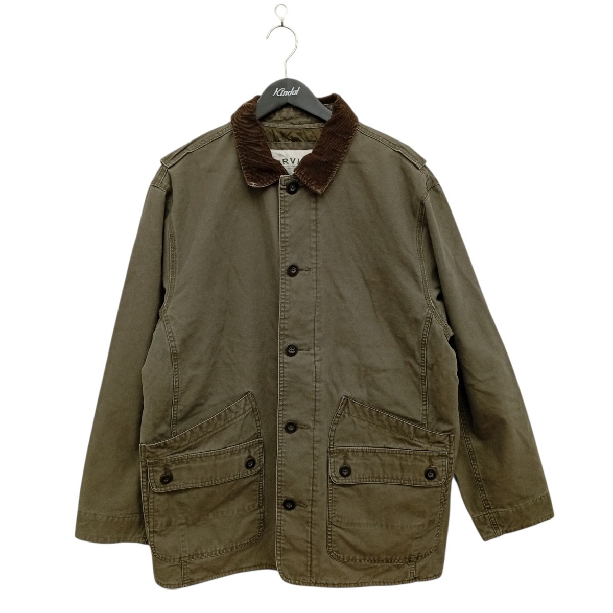 ORVIS ダック地 中綿キルティング フィールドコート ハンティングジャケット 古着・中古-1枚目のアイテム画像