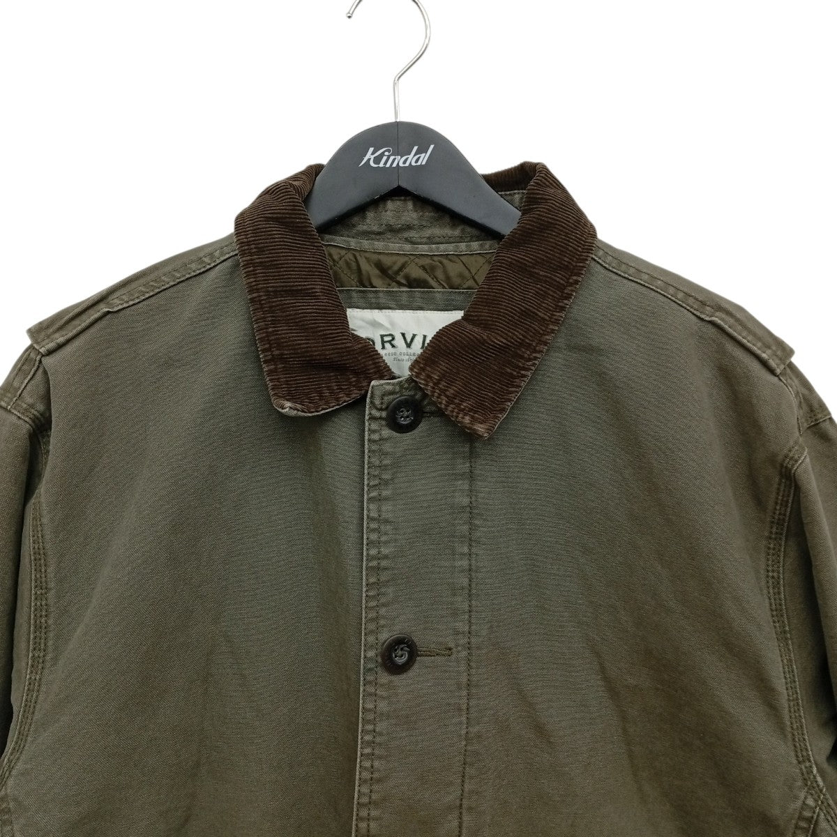 ORVIS ダック地 中綿キルティング フィールドコート ハンティングジャケット 古着・中古-5枚目のアイテム画像
