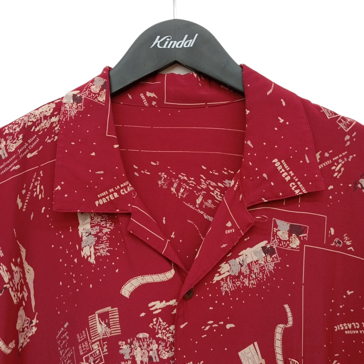 Porter Classic ALOHA SHIRT FRENCH FILM半袖開襟シャツ 古着・中古-5枚目のアイテム画像