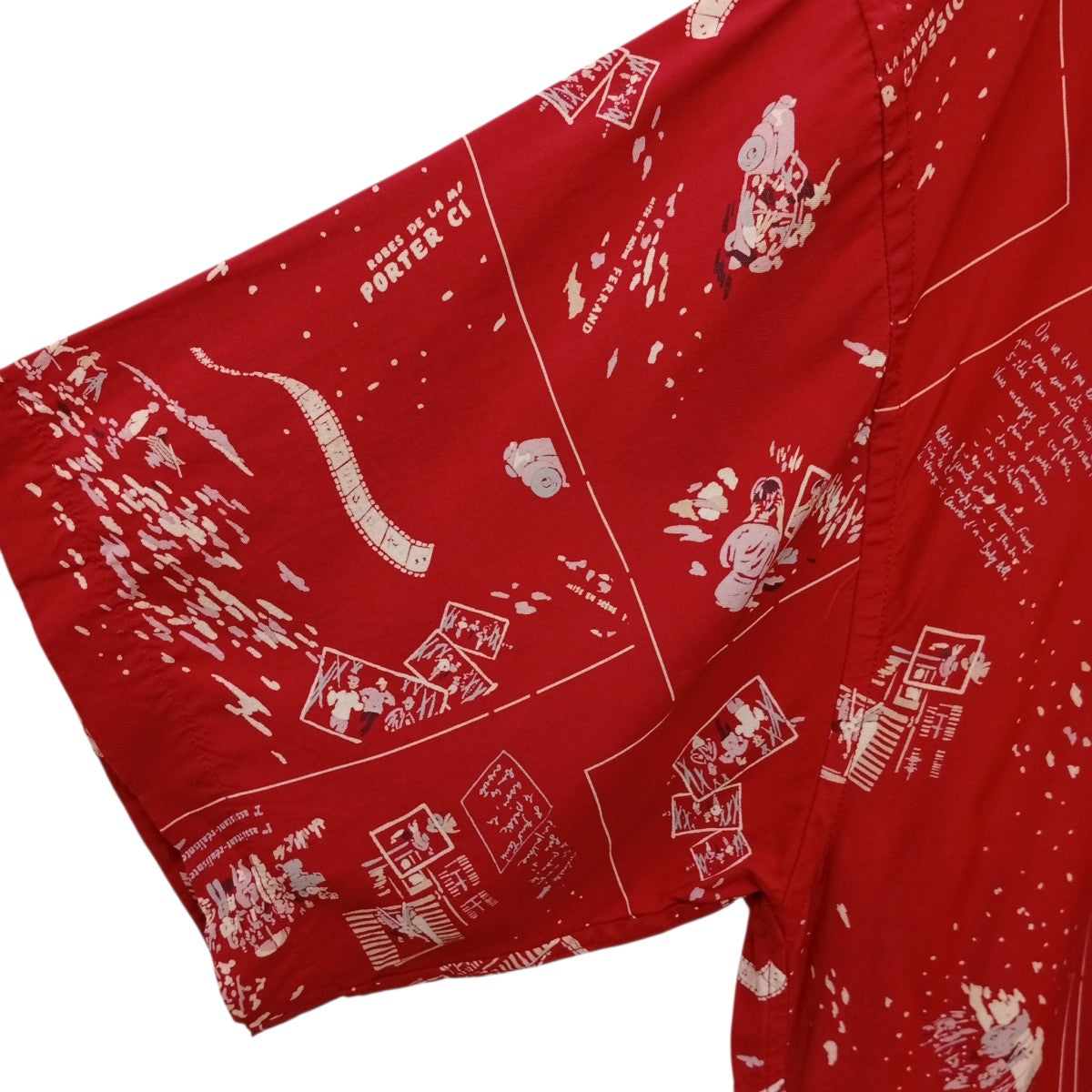 Porter Classic ALOHA SHIRT FRENCH FILM半袖開襟シャツ 古着・中古-6枚目のアイテム画像