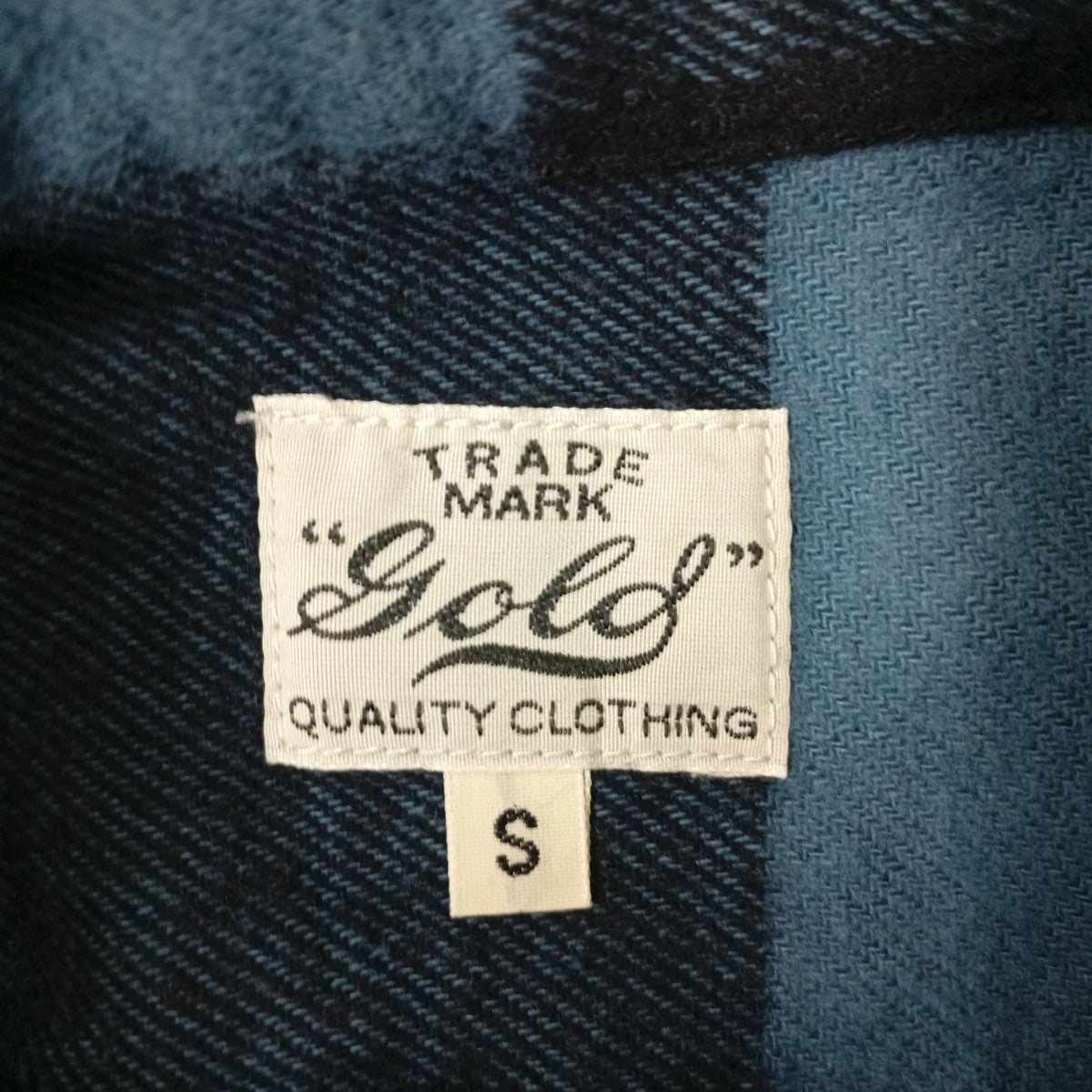 GOLD COTTON NEL CHECK REGULAR SHIRTチェックネルシャツGL29137 古着・中古-3枚目のアイテム画像