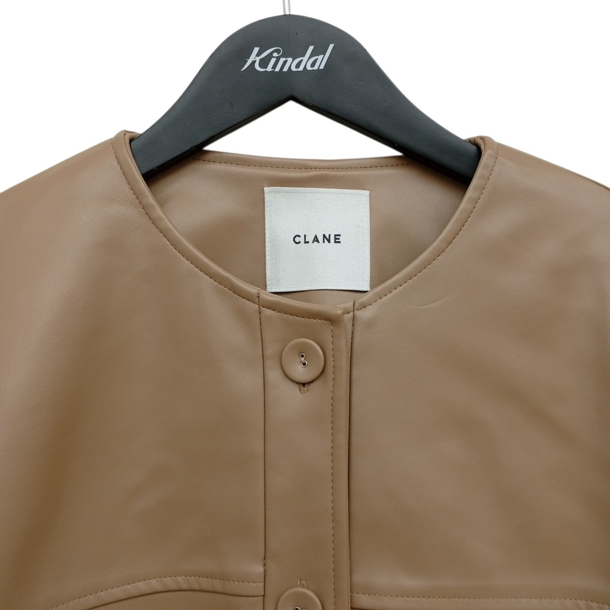CLANE ボリュームスリーブレザーブルゾンレザージャケット11101-0012 古着・中古-3枚目のアイテム画像