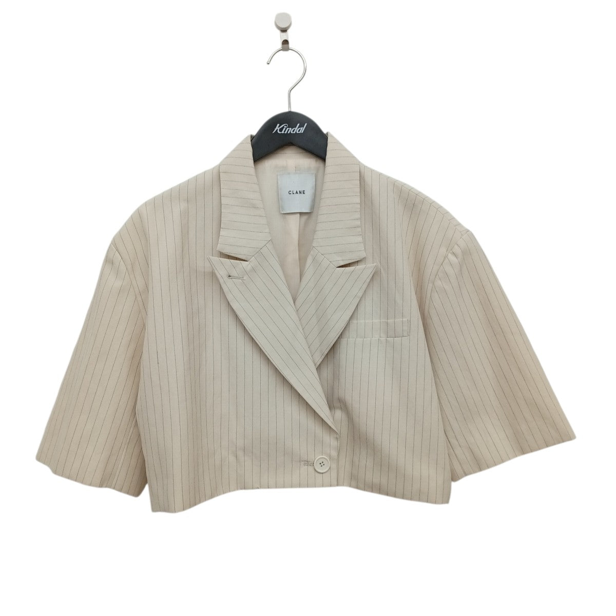 CLANE CROPPED TAILRED JACKET半袖ジャケット16103-0472 古着・中古-1枚目のアイテム画像