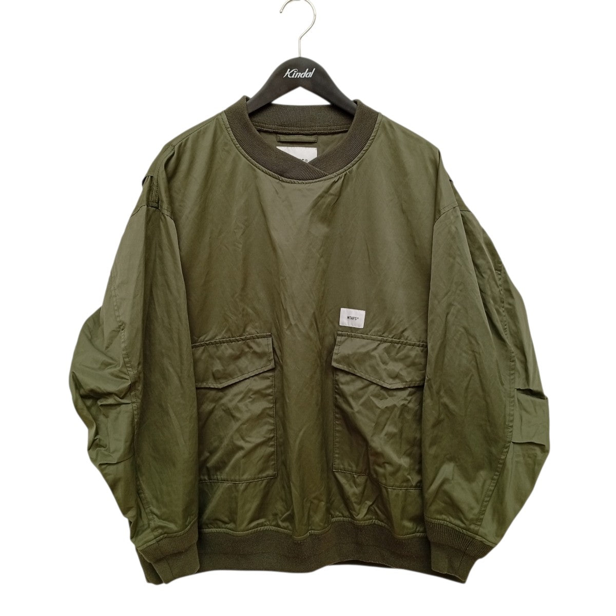 WTAPS JKM08 WTP NYLON COTTON RATINE SMOCK JACKEトレーナー202BRDT-JKM08 古着・中古-1枚目のアイテム画像