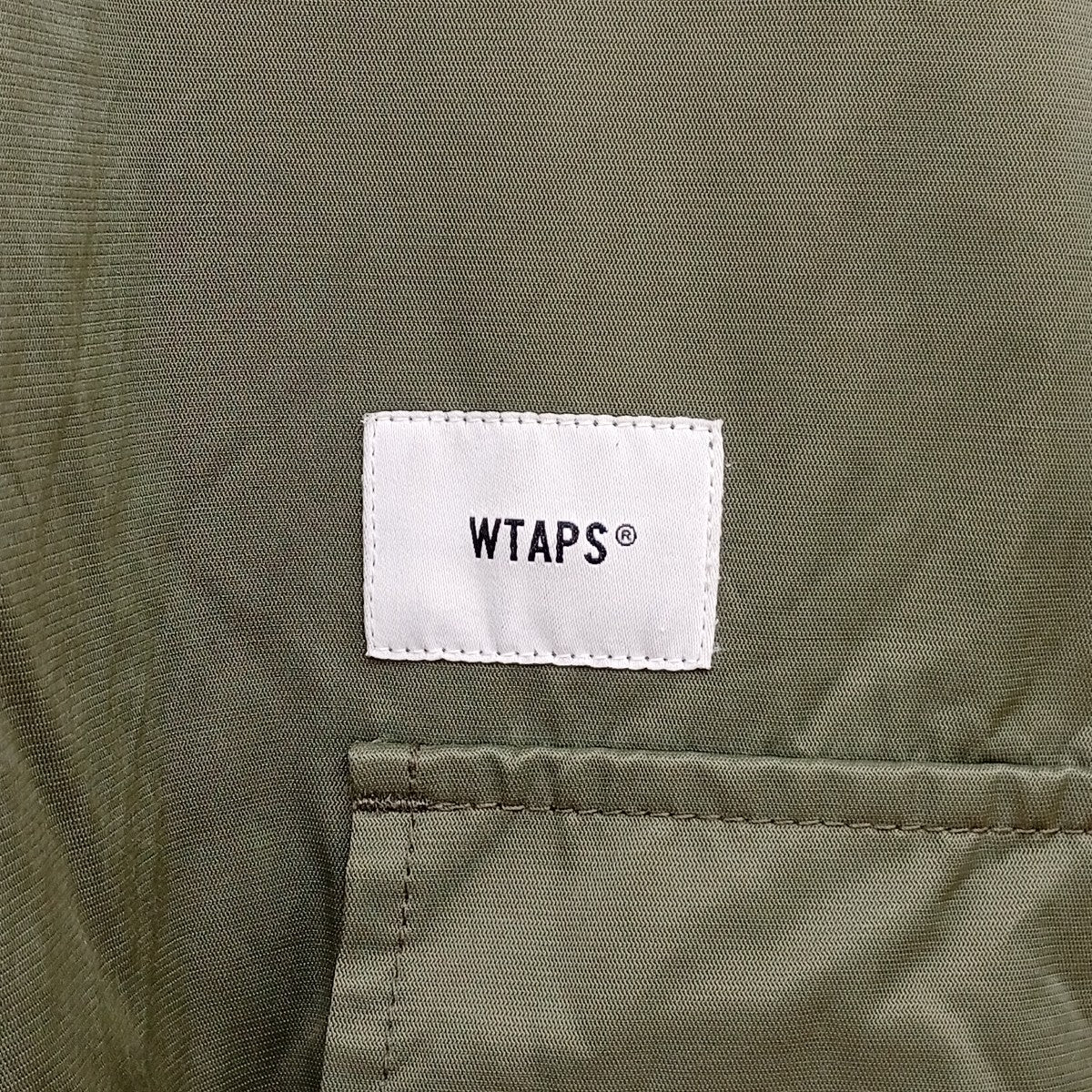 WTAPS JKM08 WTP NYLON COTTON RATINE SMOCK JACKEトレーナー202BRDT-JKM08 古着・中古-5枚目のアイテム画像