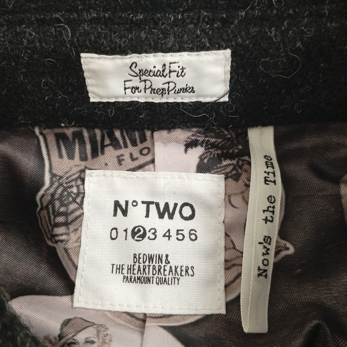 BEDWIN ＆THE HEARTBREAKERS×Harris Tweed コート 古着・中古-3枚目のアイテム画像