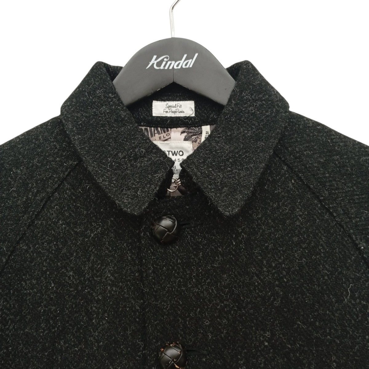 BEDWIN ＆THE HEARTBREAKERS×Harris Tweed コート 古着・中古-7枚目のアイテム画像