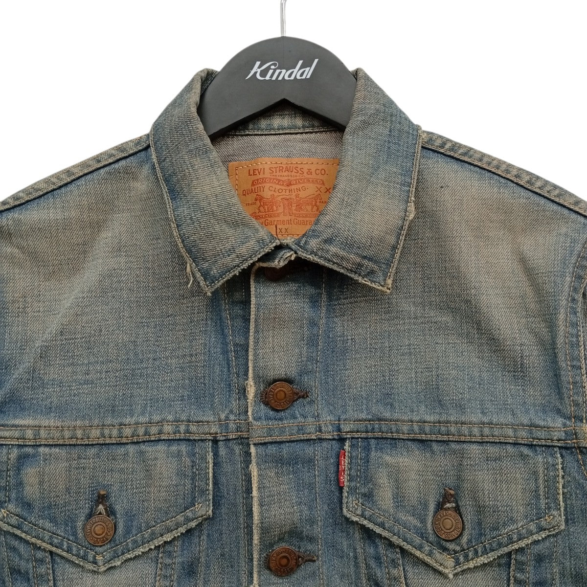 LEVI’S 557XX 日本製復刻 3rdモデル ビッグEデニムジャケット70557 古着・中古-6枚目のアイテム画像