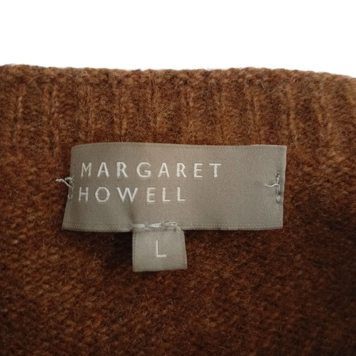 MARGARET HOWELL カシミヤ混セーター 古着・中古-3枚目のアイテム画像