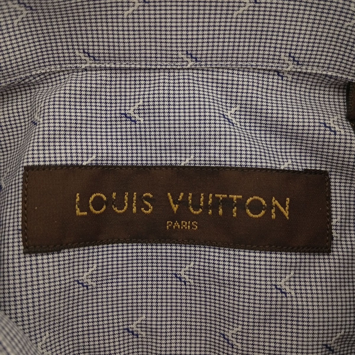 LOUIS VUITTON Vロゴ総柄シャツRM162Q B36 HAS51W 古着・中古-3枚目のアイテム画像