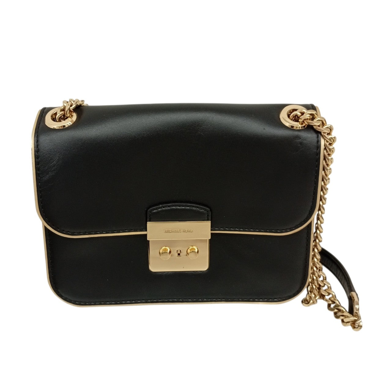 中古美品正規品　MICHAEL KORS ブラック ミニショルダーバッグ 中古・古着通販】MICHAEL KORS (マイケルコース) ショルダーバッグ