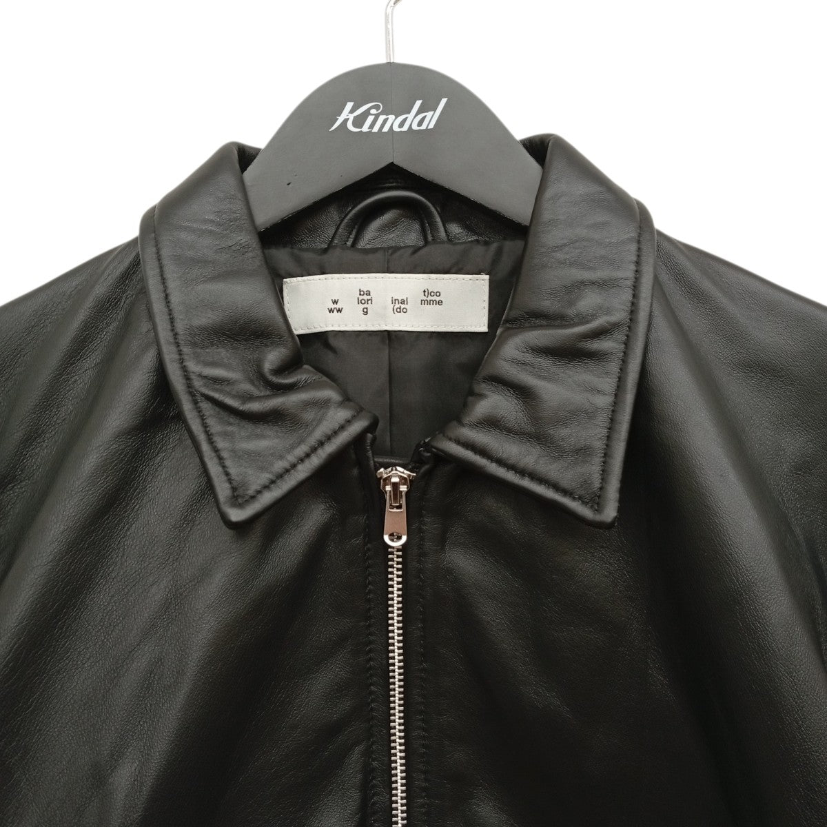 BAL 25AWTECH LEATHER ZIP JACKETレザージャケットBAL-2172 古着・中古-6枚目のアイテム画像