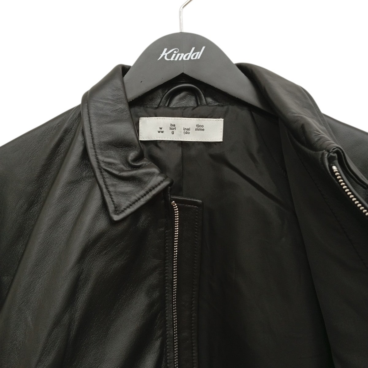 BAL 25AWTECH LEATHER ZIP JACKETレザージャケットBAL-2172 古着・中古-7枚目のアイテム画像