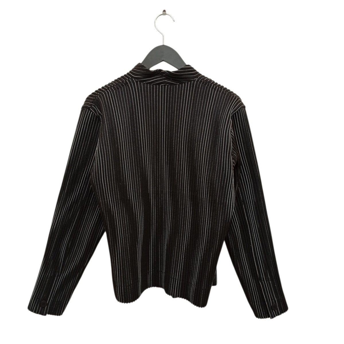 HOMME PLISSE ISSEY MIYAKE TWEED PLEATSジャケットHP33FD320 古着・中古-2枚目のアイテム画像