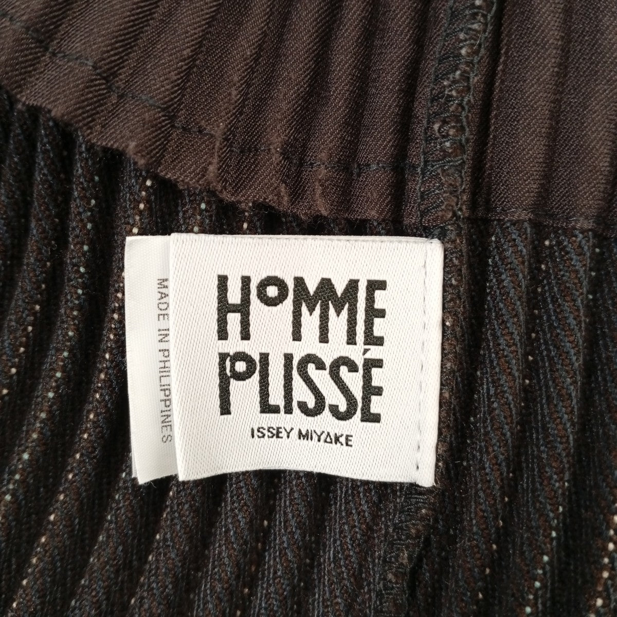 HOMME PLISSE ISSEY MIYAKE TWEED PLEATSジャケットHP33FD320 古着・中古-4枚目のアイテム画像