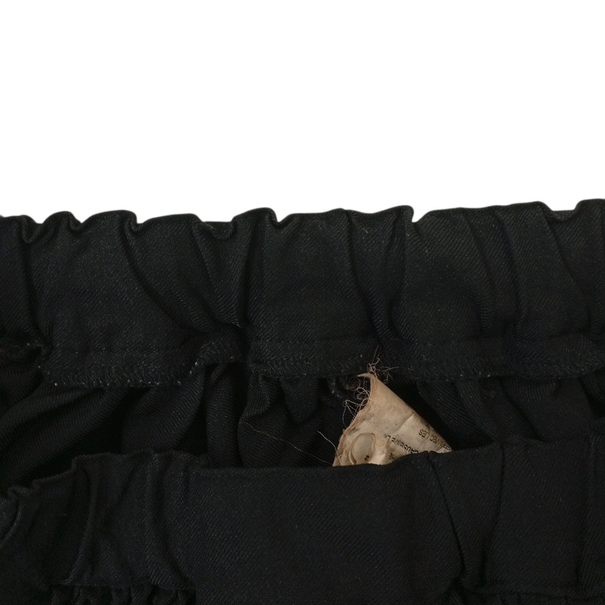 BLACK COMME des GARCONS(ブラックコムデギャルソン) ポリ縮絨ワイド