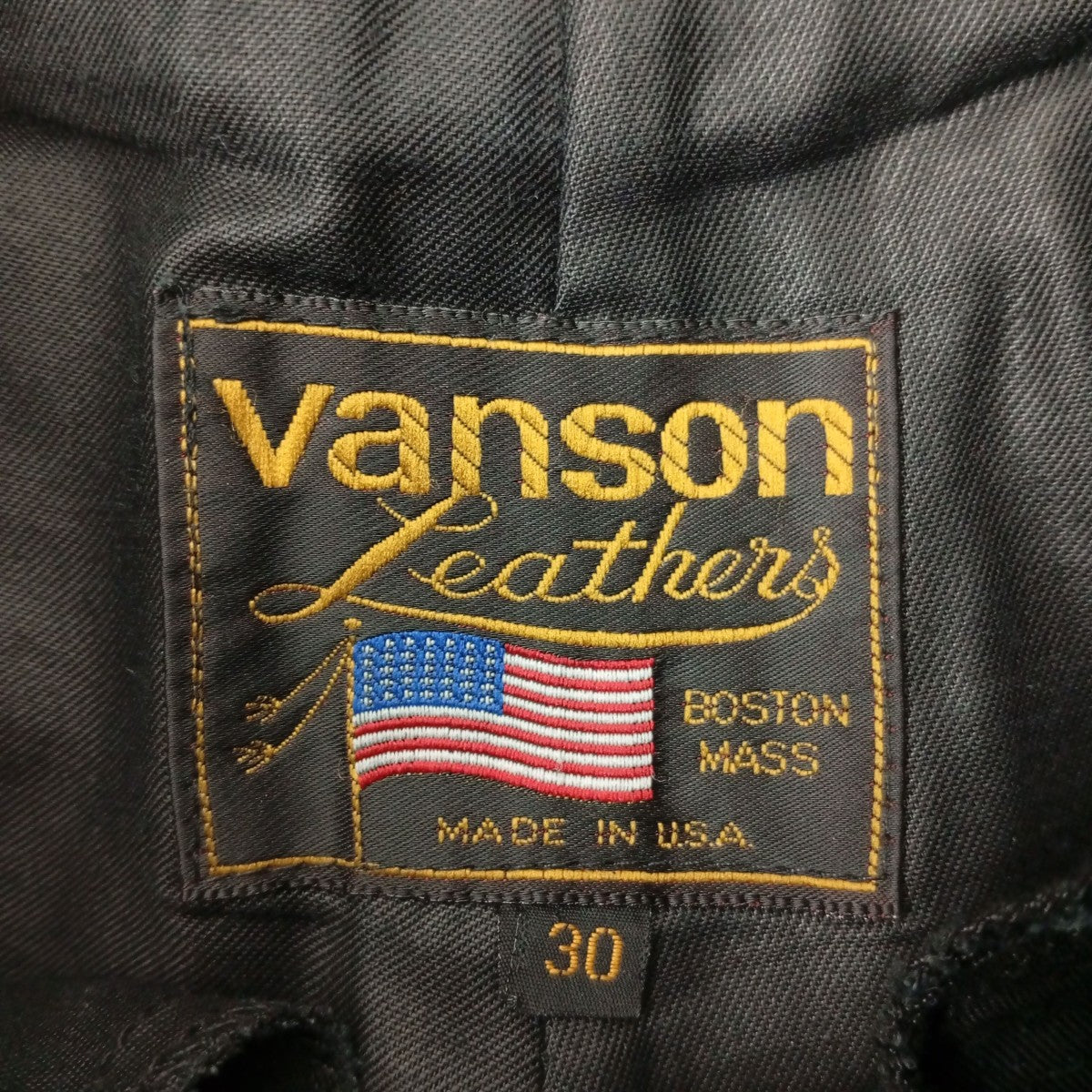 VANSON USA製レザーパンツ 古着・中古-4枚目のアイテム画像