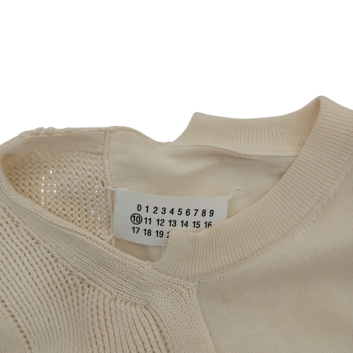 Maison Margiela 再構築 ドッキング長袖カットソーS50HA0635 古着・中古-10枚目のアイテム画像