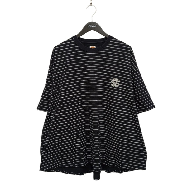 SEESEE(シーシー) SUPER BIG BORDER TEEボーダーTシャツ ネイビー