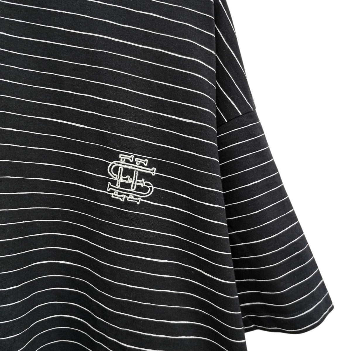 SEESEE(シーシー) SUPER BIG BORDER TEEボーダーTシャツ ネイビー