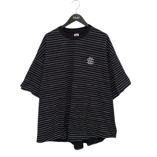 SEESEE(シーシー) SUPER BIG BORDER TEEボーダーTシャツ ネイビー
