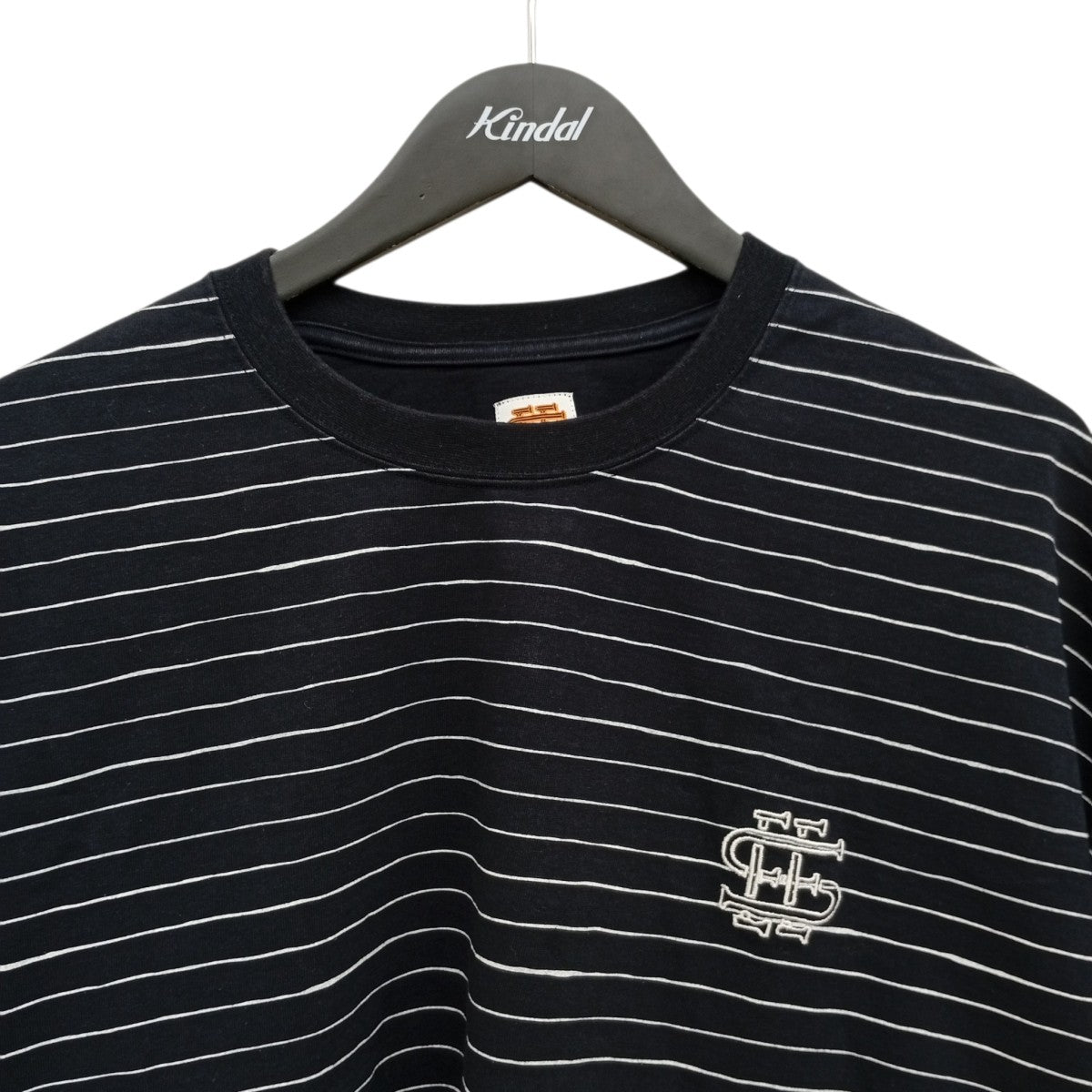 SEESEE(シーシー) SUPER BIG BORDER TEEボーダーTシャツ ネイビー