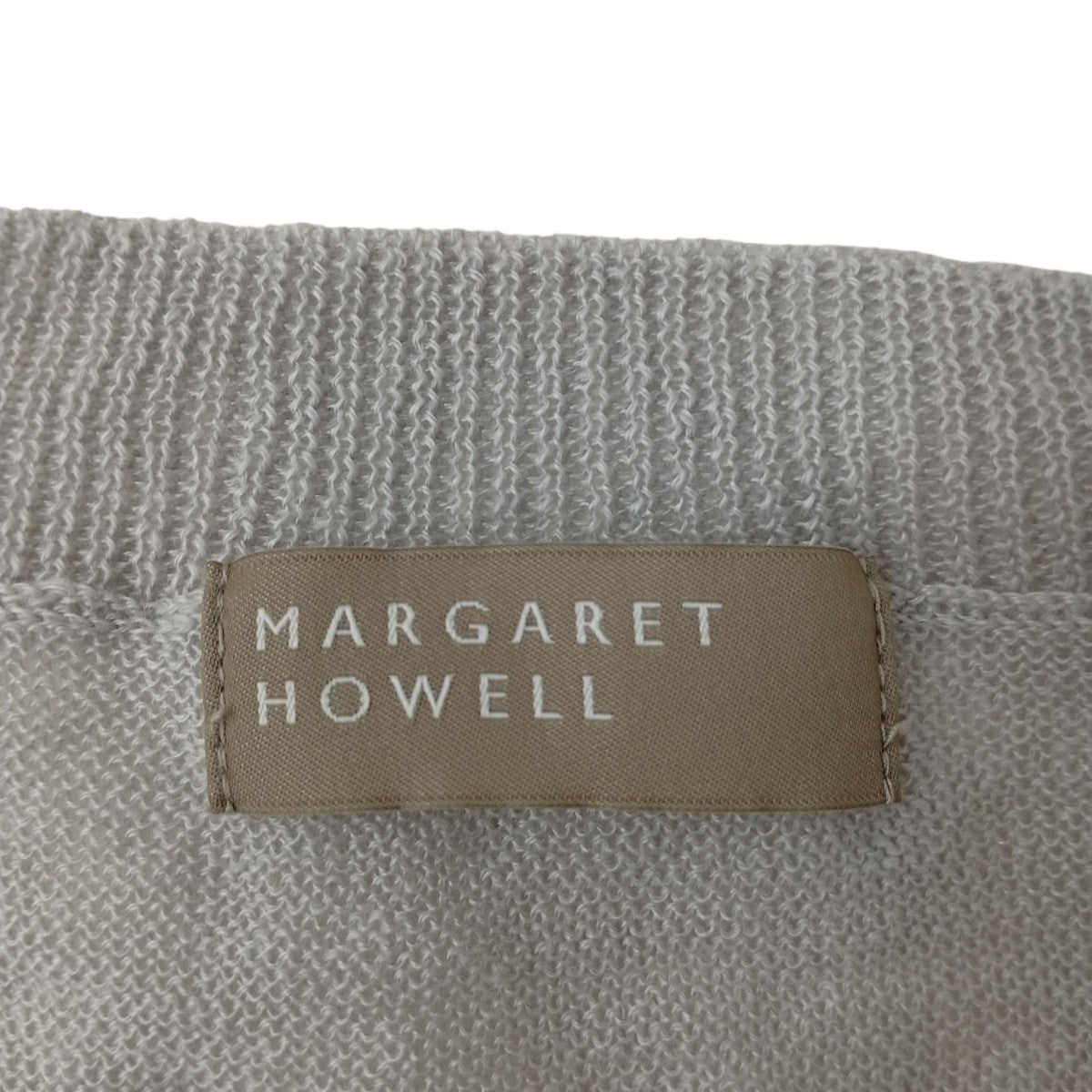 MARGARET HOWELL FINE LINEN半袖ニット578-2162004 古着・中古-3枚目のアイテム画像