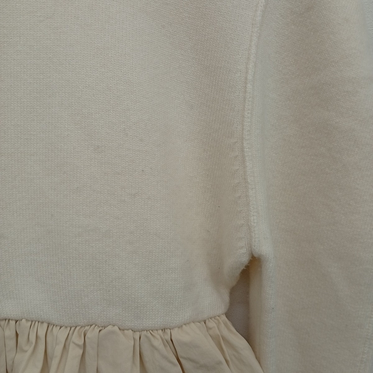 CLANE DOCKING POWERSHOULDER KNIT TOPS切替ニット19106-2382 古着・中古-6枚目のアイテム画像