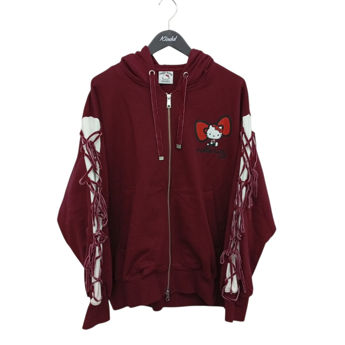 HELLO KITTY レースアップパーカージップパーカーSWCT254256