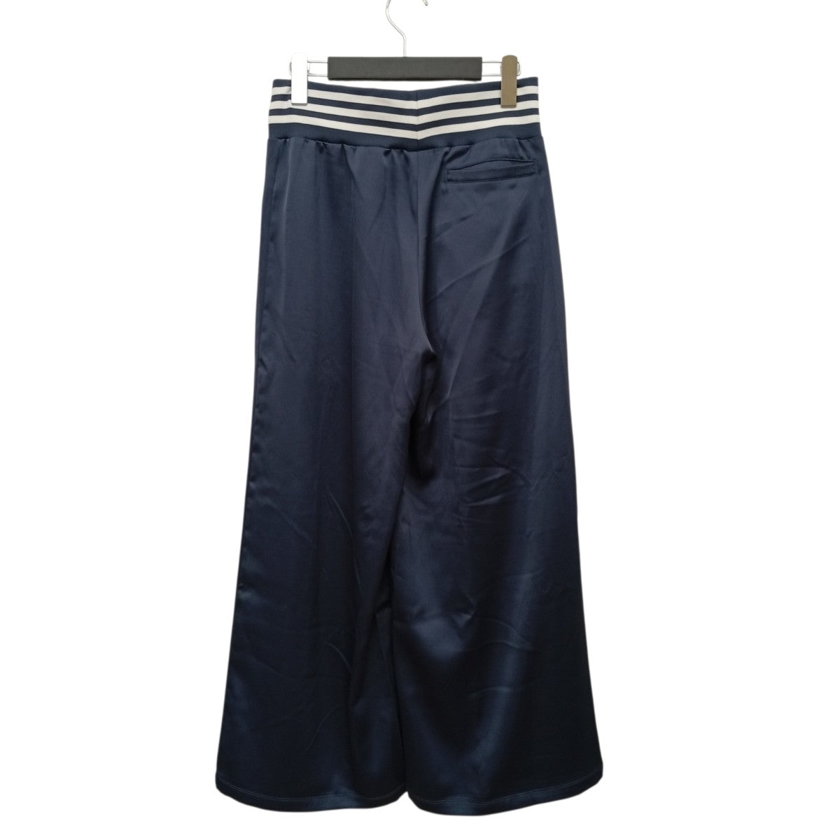 adidas Originals by KANYE WEST ストライプ リブ ワイドレッグ トラックナイロンパンツJC7758 古着・中古-2枚目のアイテム画像