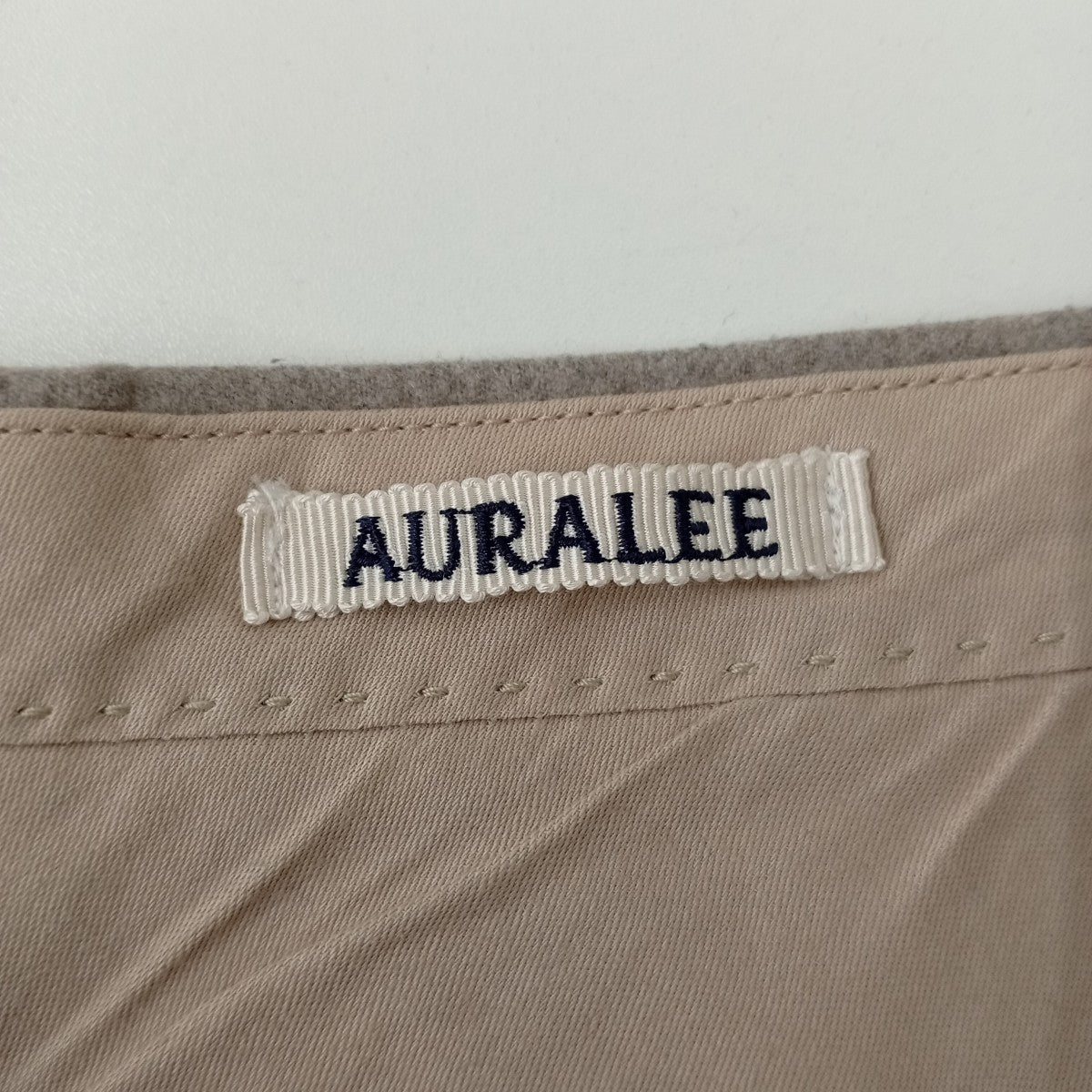 AURALEE WOOL FULLING FLANNEL SLACKSスラックスA21AP02CF 古着・中古-4枚目のアイテム画像