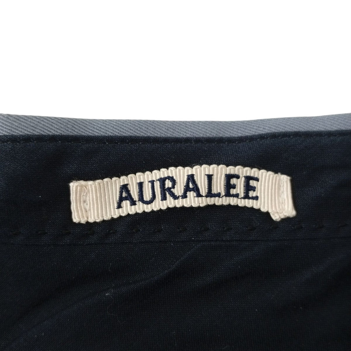 AURALEE WOOL MAX GABARDINE SLACKSパンツA9AP02MX 古着・中古-4枚目のアイテム画像