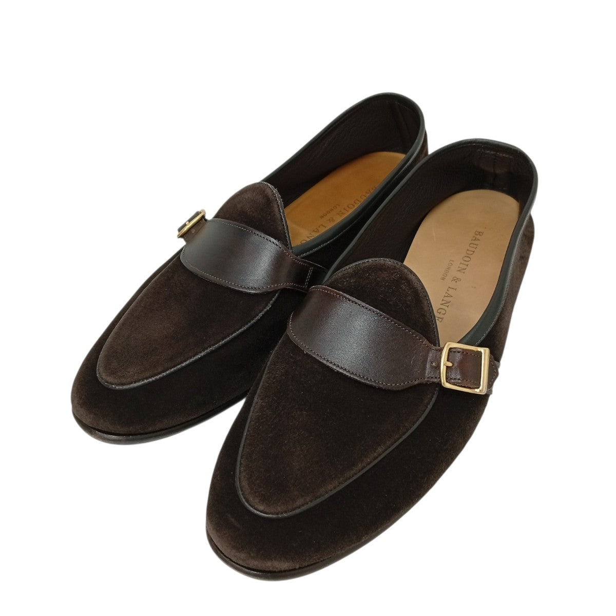 BAUDOIN＆LANGE SAGAN CLASSIC BUCKLEローファー 古着・中古-1枚目のアイテム画像