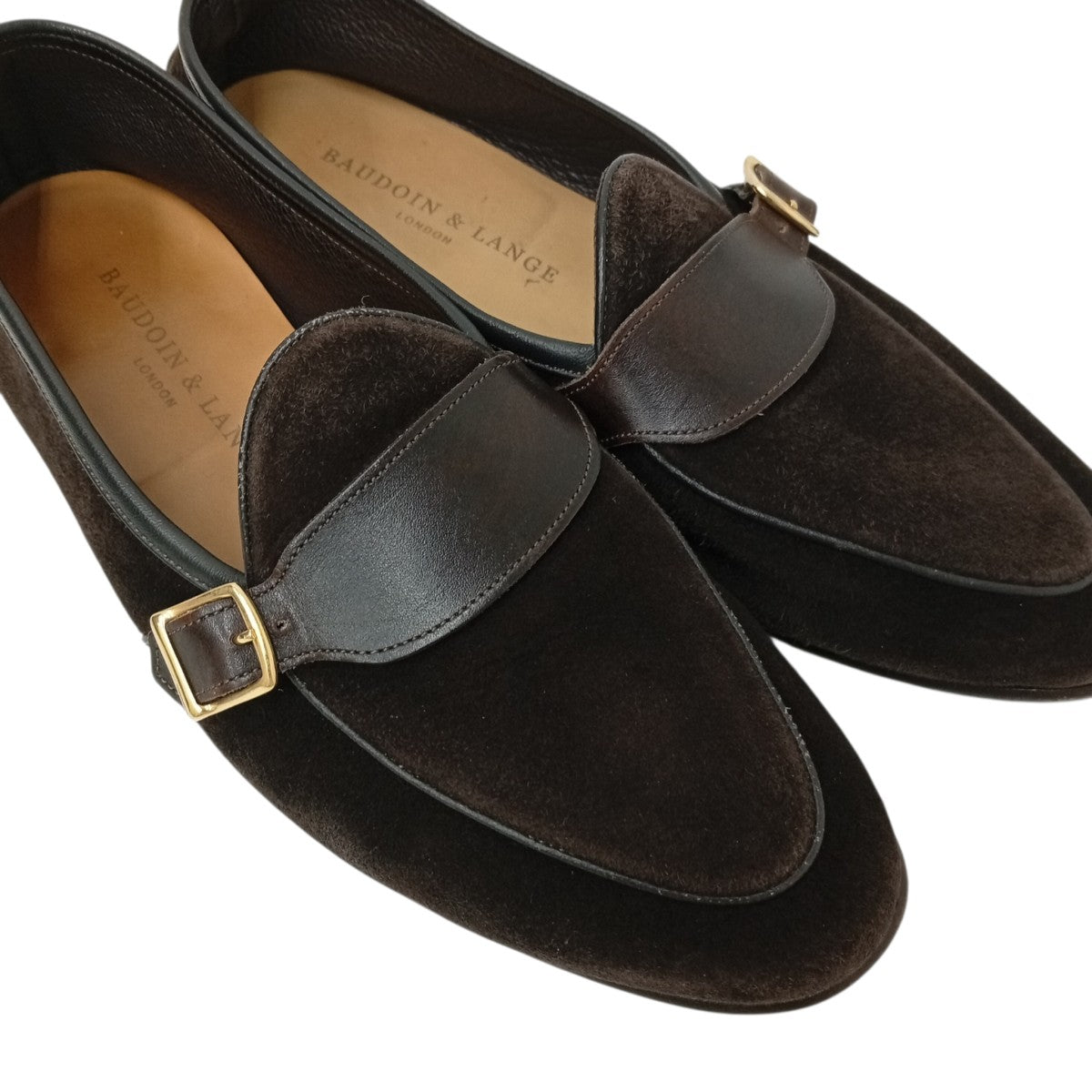 BAUDOIN＆LANGE SAGAN CLASSIC BUCKLEローファー 古着・中古-5枚目のアイテム画像