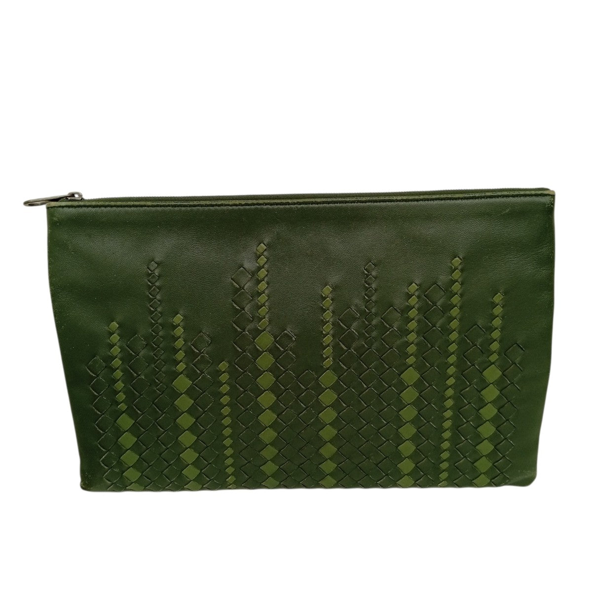 BOTTEGA VENETA イントレチャートクラッチバッグ 古着・中古-2枚目のアイテム画像