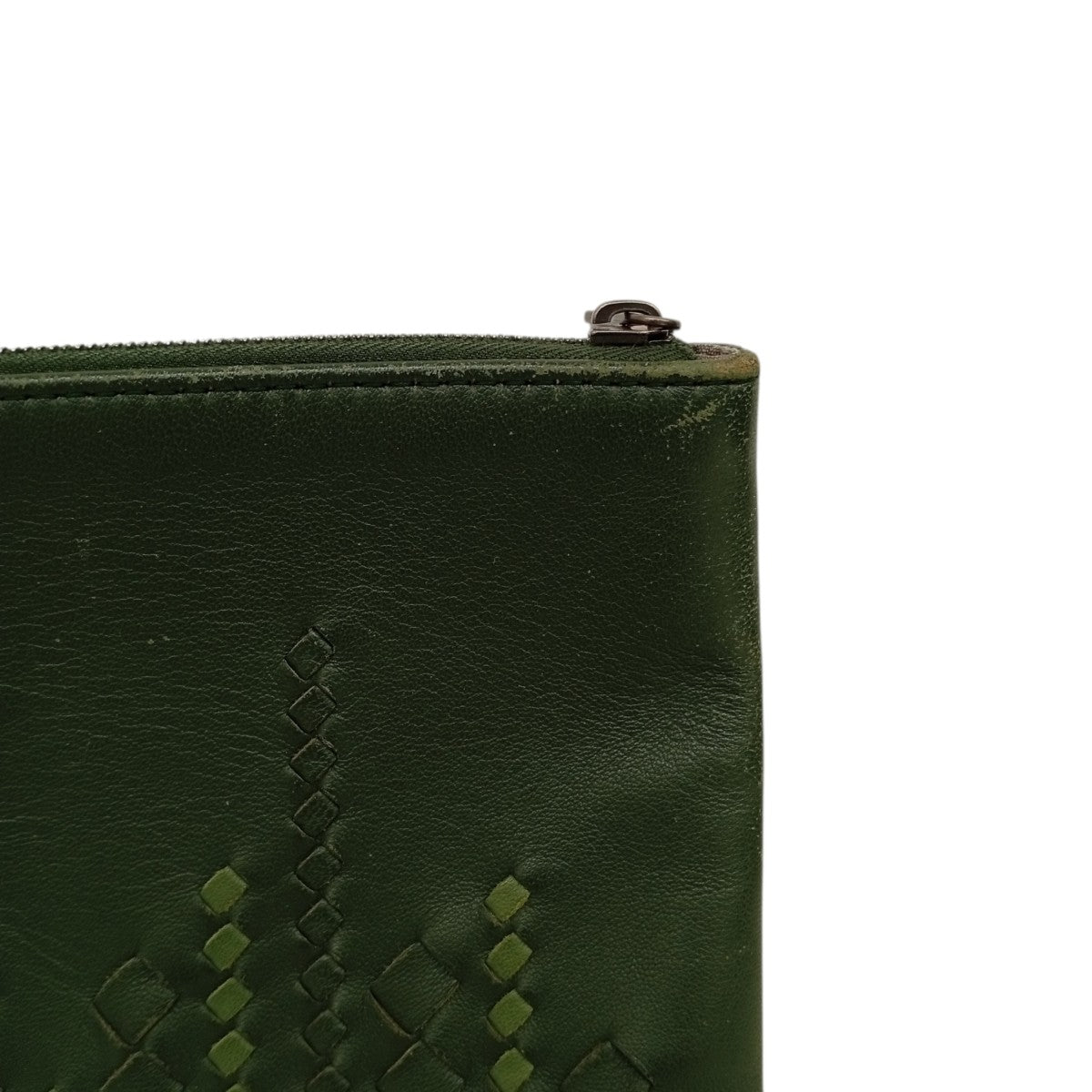 BOTTEGA VENETA イントレチャートクラッチバッグ 古着・中古-3枚目のアイテム画像