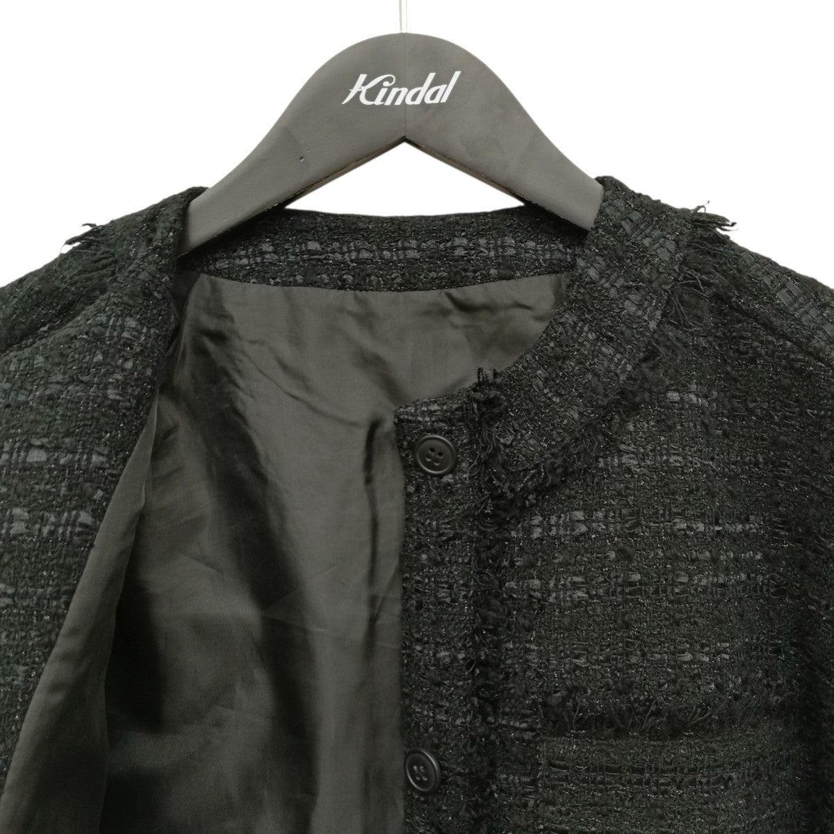 Gypsohila Kirakira Tweed JacketツイードジャケットGPKW-609 古着・中古-6枚目のアイテム画像