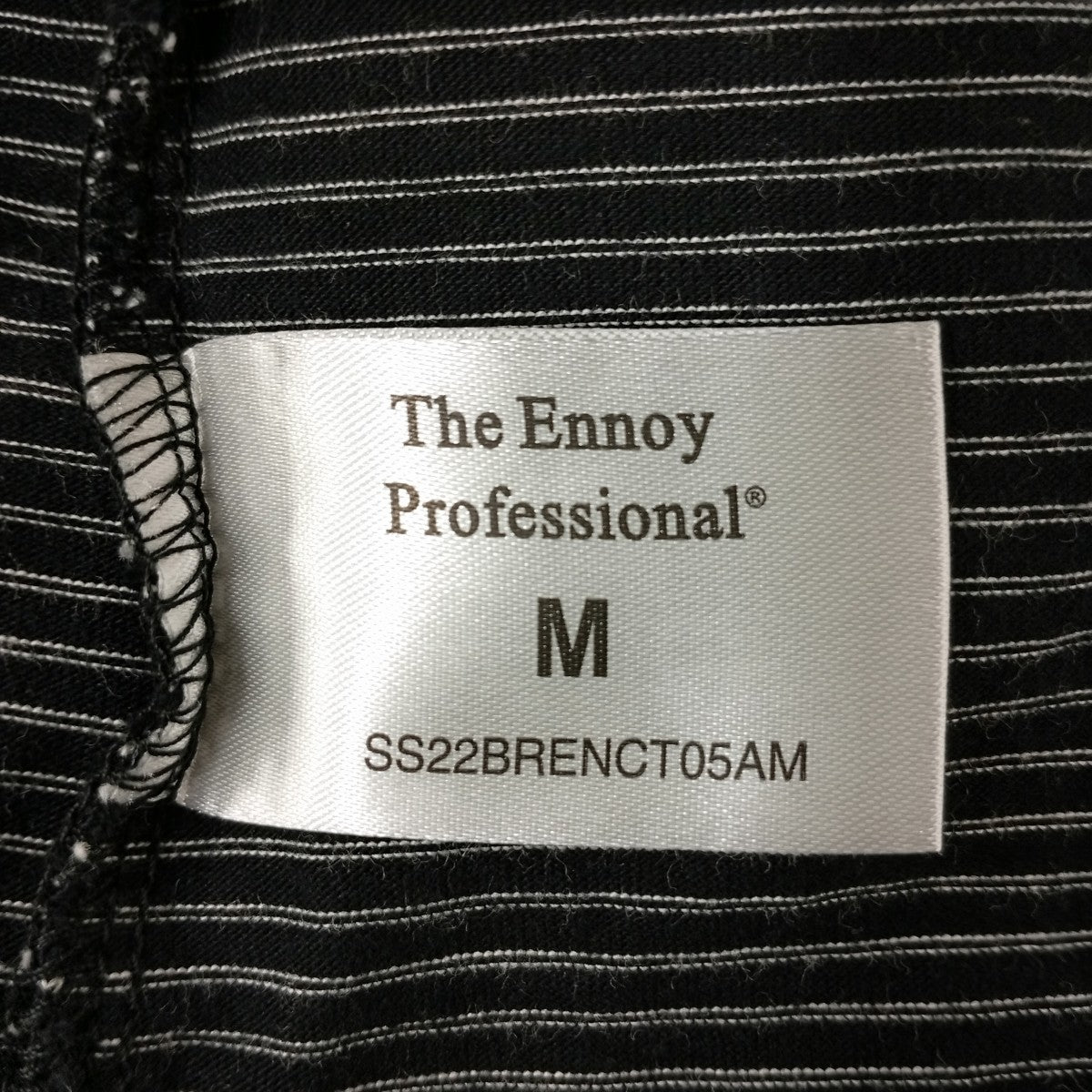 ENNOY ボーダーTシャツSS22BRENCT05AW 古着・中古-3枚目のアイテム画像