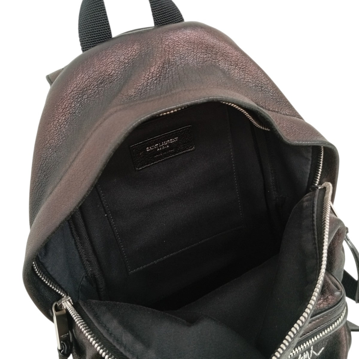 Saint Laurent Paris トイ シティ ミニバックパックリュック505031 古着・中古-9枚目のアイテム画像