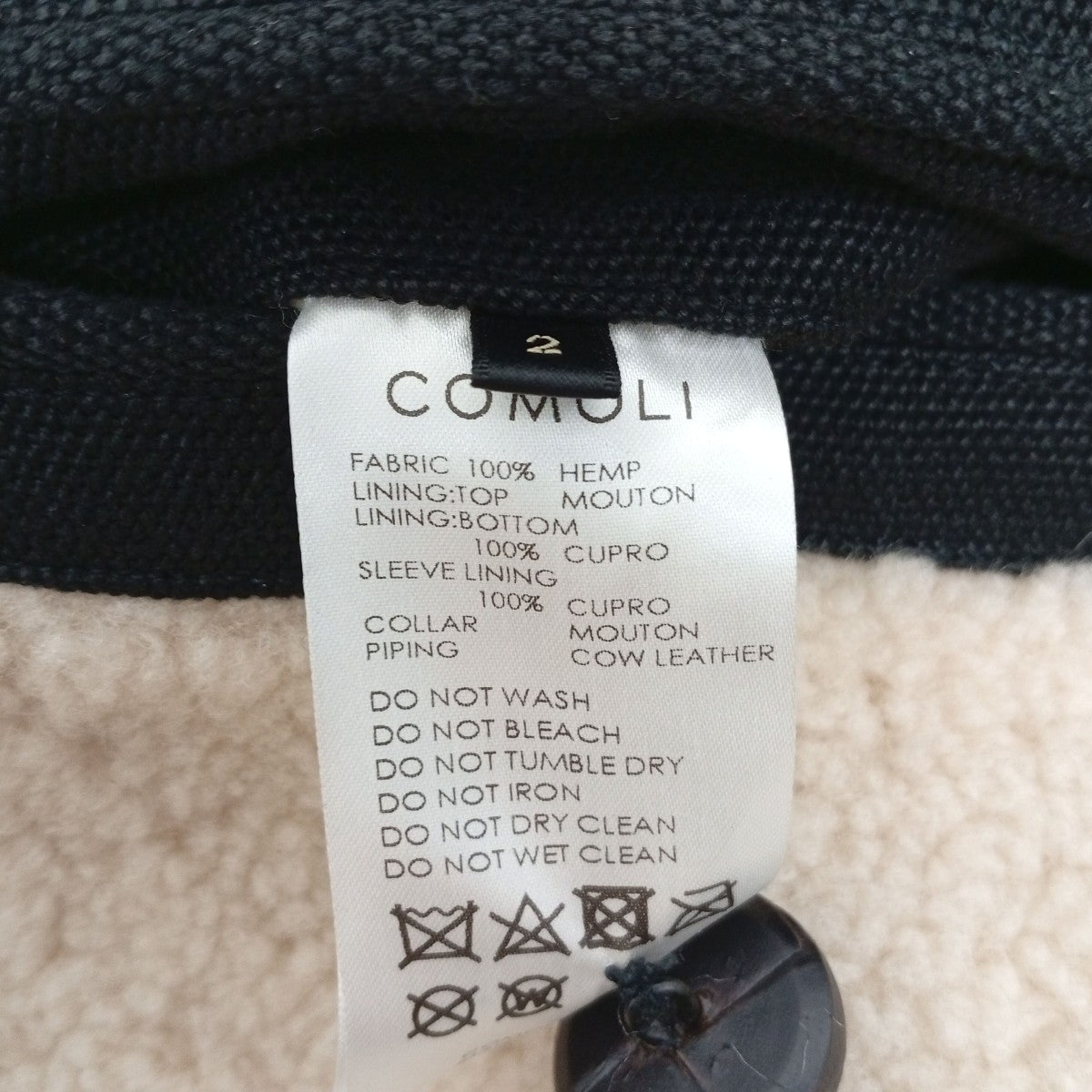 COMOLI CANADIAN COATコートS03-04005 古着・中古-5枚目のアイテム画像