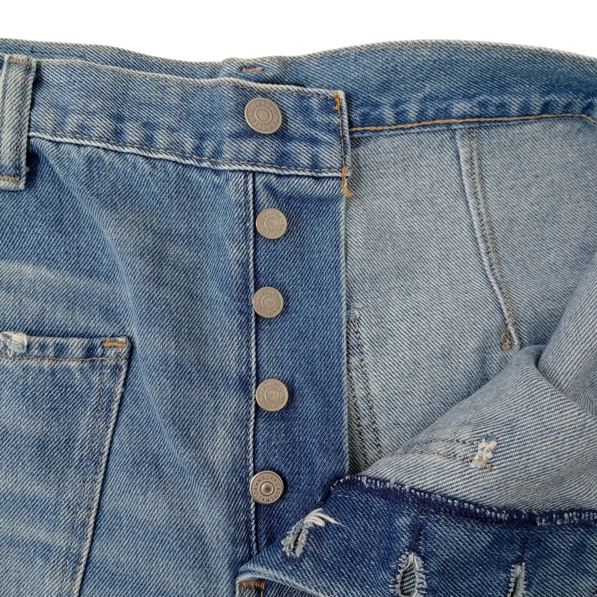 POLO RALPH LAUREN ダメージ加工デニムパンツOZDOB 古着・中古-3枚目のアイテム画像