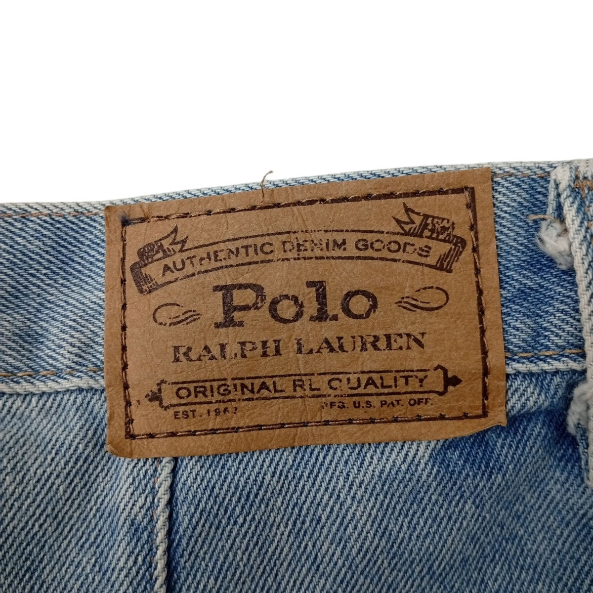 POLO RALPH LAUREN ダメージ加工デニムパンツOZDOB 古着・中古-6枚目のアイテム画像