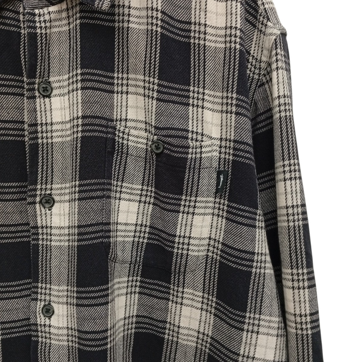 stussy チェックロングスリーブシャツ 古着・中古-5枚目のアイテム画像
