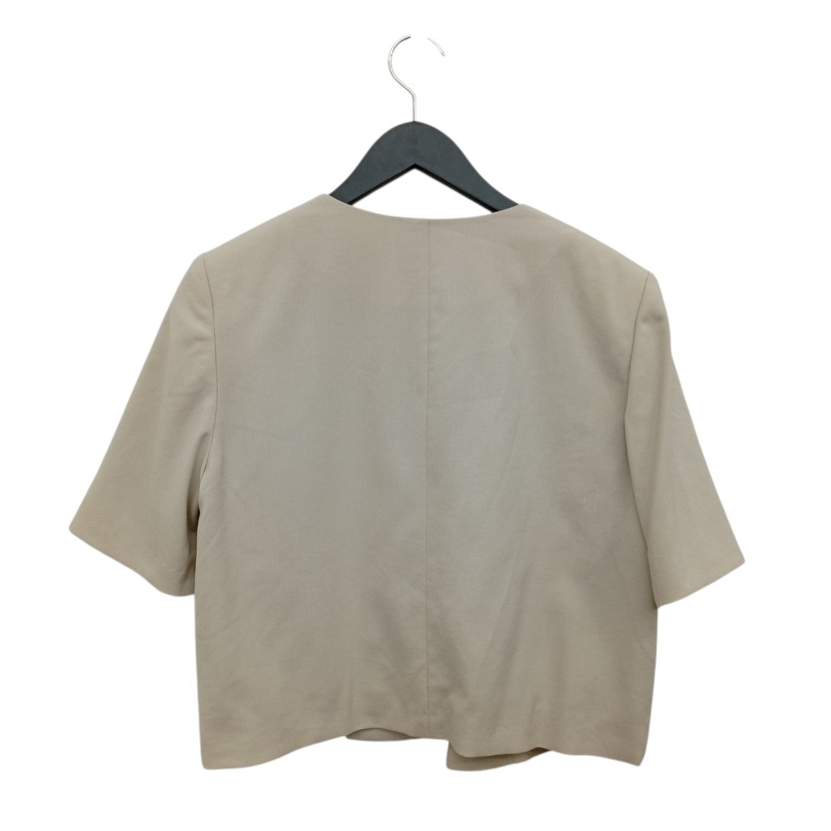 Spick and Span ハーフスリーブノーカラー半袖ジャケット25010200202020 古着・中古-2枚目のアイテム画像