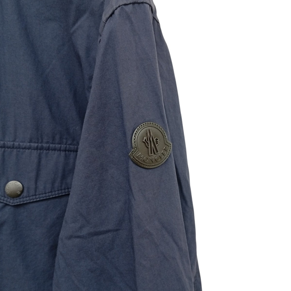 MONCLER ANDER スナップボタンミリタリーナイロンジャケット4162985 549NU 古着・中古-7枚目のアイテム画像