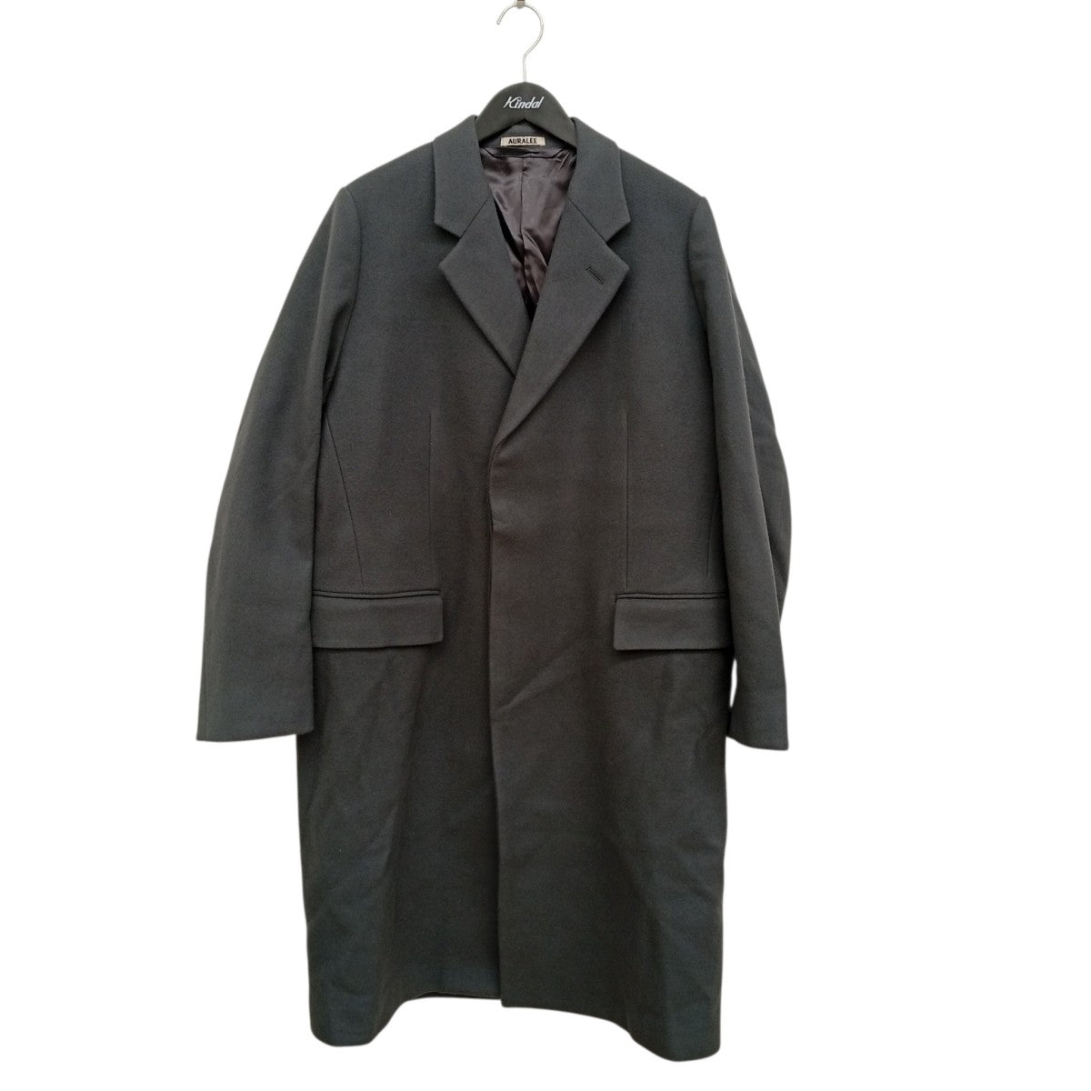 DOUBLE CLOTH LIGHT MELTON CHESTERFIELD COATコートA21AC01LM