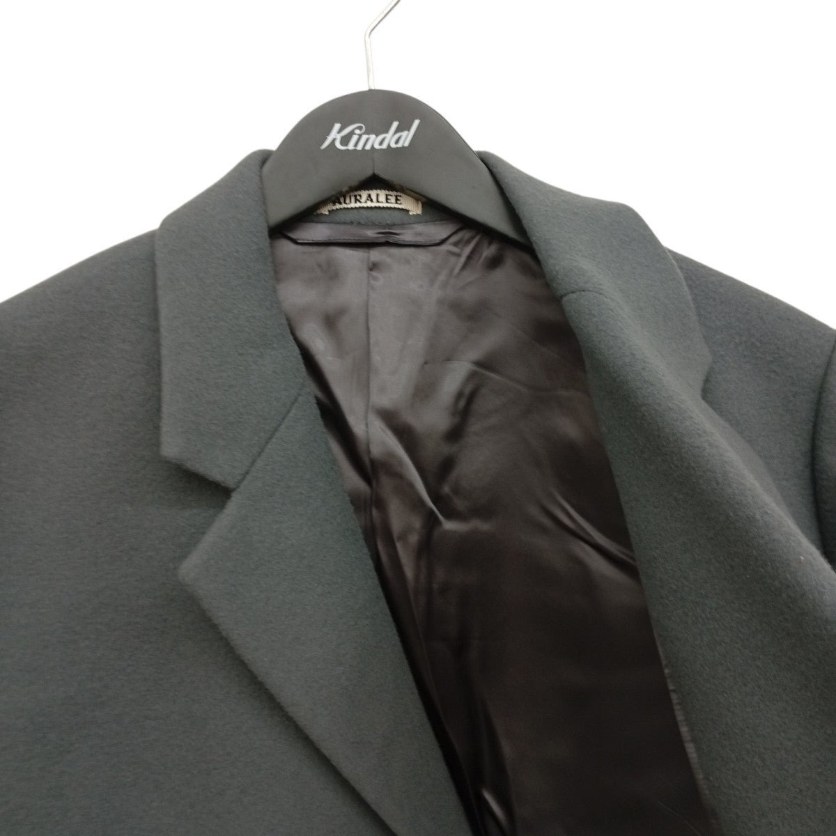 DOUBLE CLOTH LIGHT MELTON CHESTERFIELD COATコートA21AC01LM