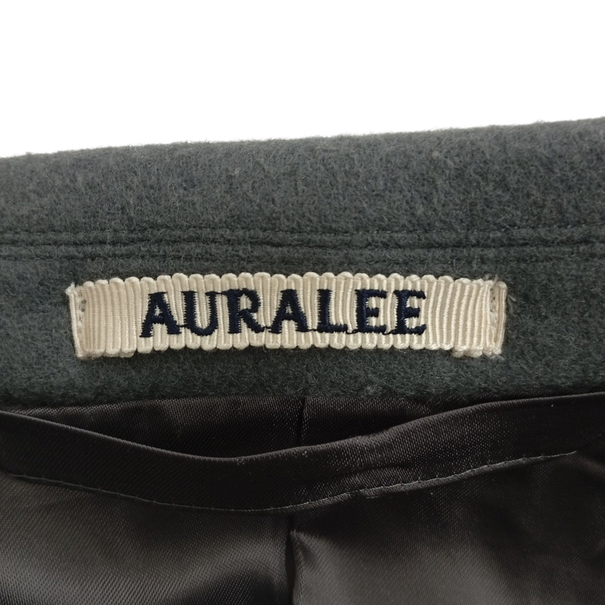 DOUBLE CLOTH LIGHT MELTON CHESTERFIELD COATコートA21AC01LM